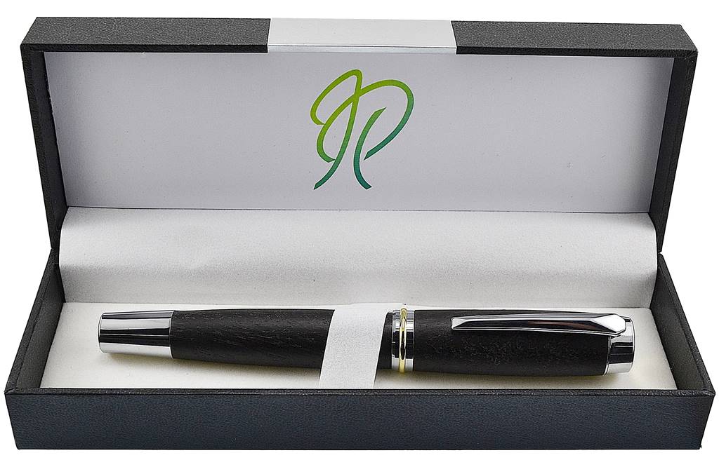 Mans fountain pen writing pen gift in Irish bog oak handmade in Ireland by Irish Pens