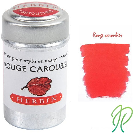 j-herbin-rouge-caroubier-6-ink-cartridges-in-a-tin-fountain-pen-ink-from-Irish-Pens