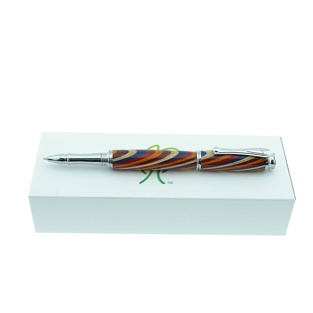 Style rollerball pen | Chrome | Rainbow