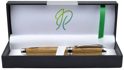 Jameson whiskey wood fountain pen handmade in Ireland by Irish Pens